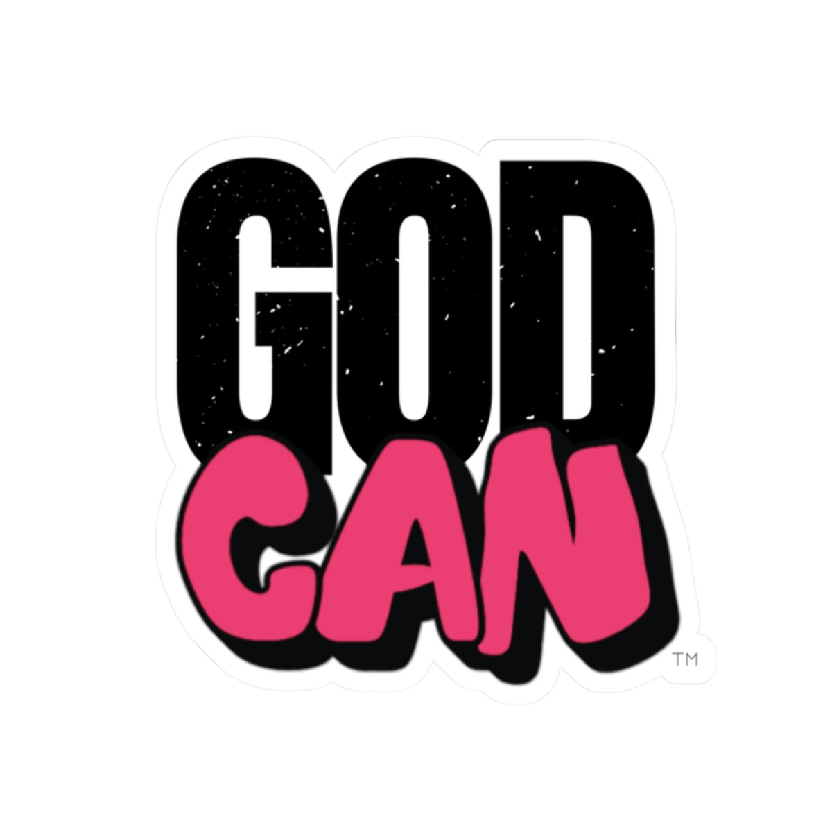 Signature GodCan Kiss-Cut Sticker