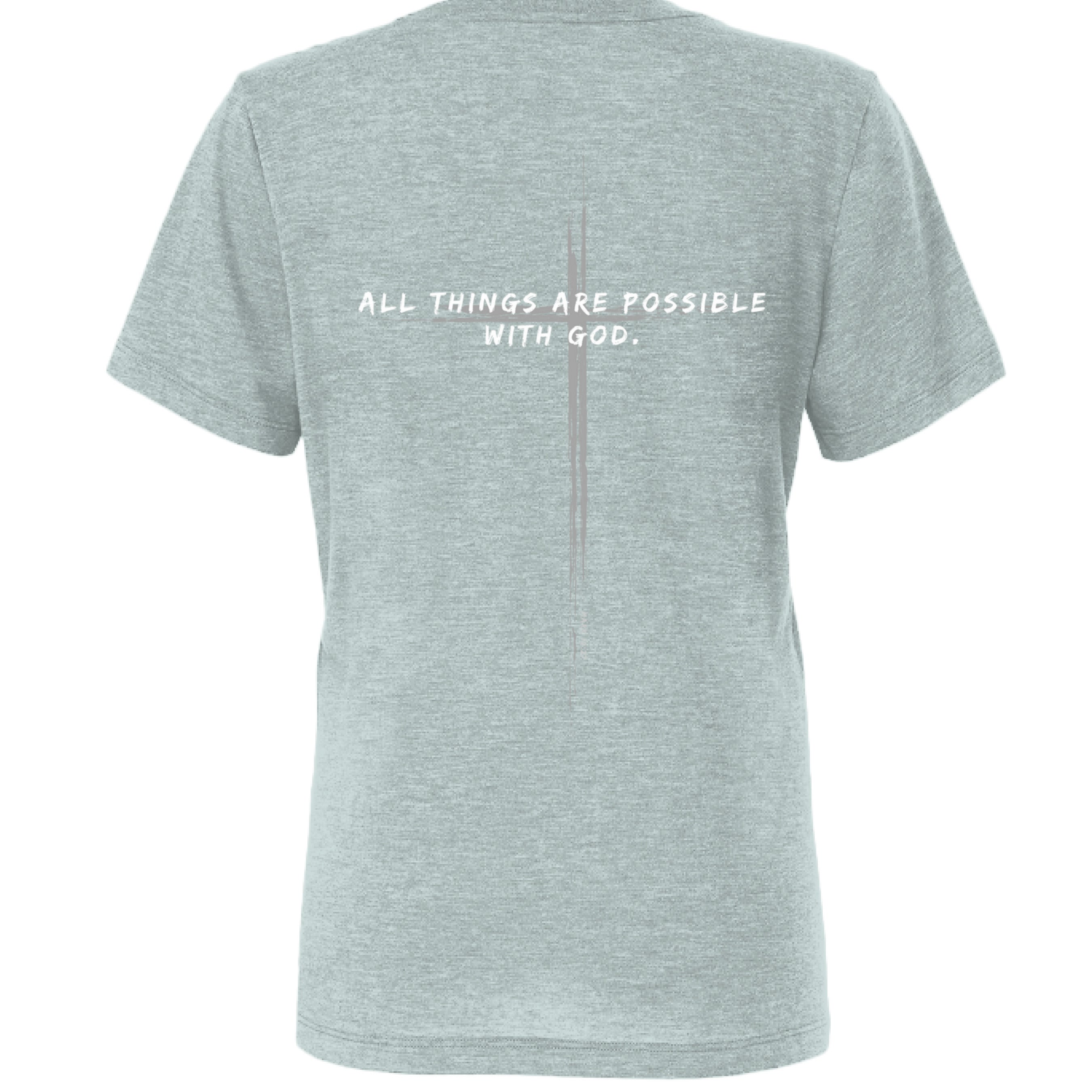 Dusty Blue Triblend - BACK