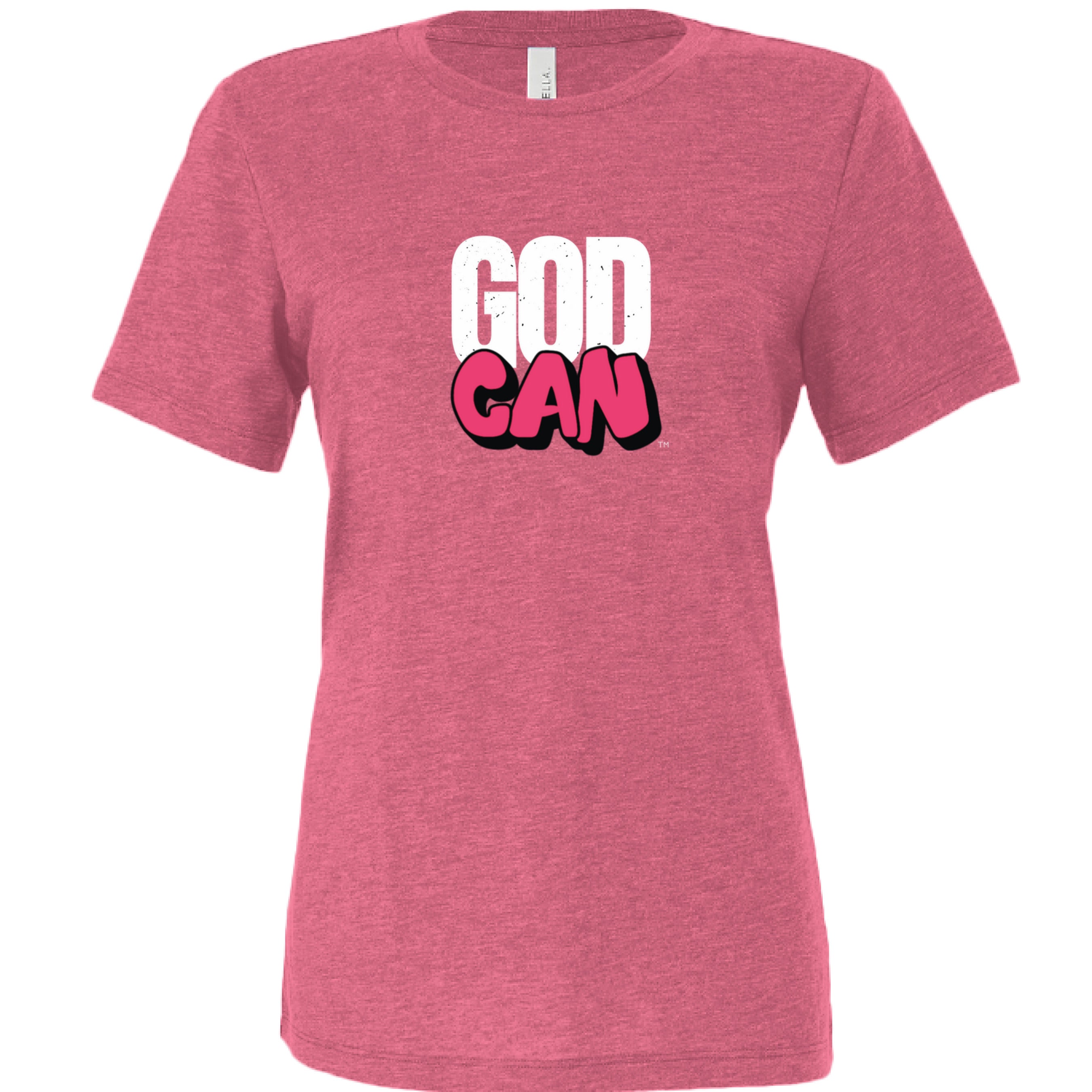 Char Pink Triblend - FRONT