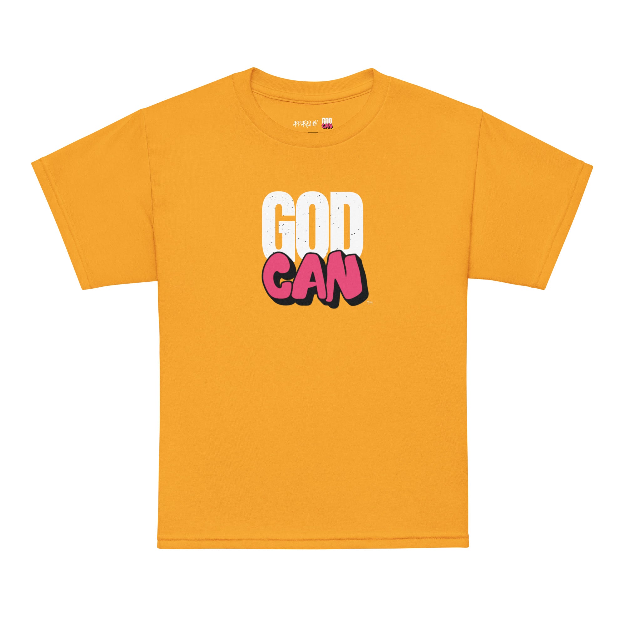youth-sports-tee-gold-front-God Can