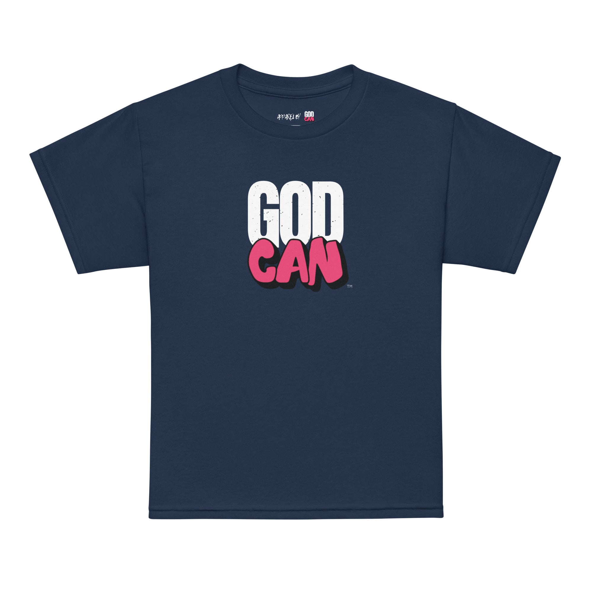 youth-sports-tee-navy-front-God Can